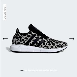 BRAND NEW IN BOX Adidas Swift Run Leopard Sneakers